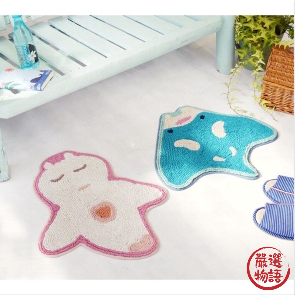 TOMO 海洋動物地墊 腳踏墊 玄關 造型地墊 地毯 玄關 浴室 客廳 海生動物-圖片-8