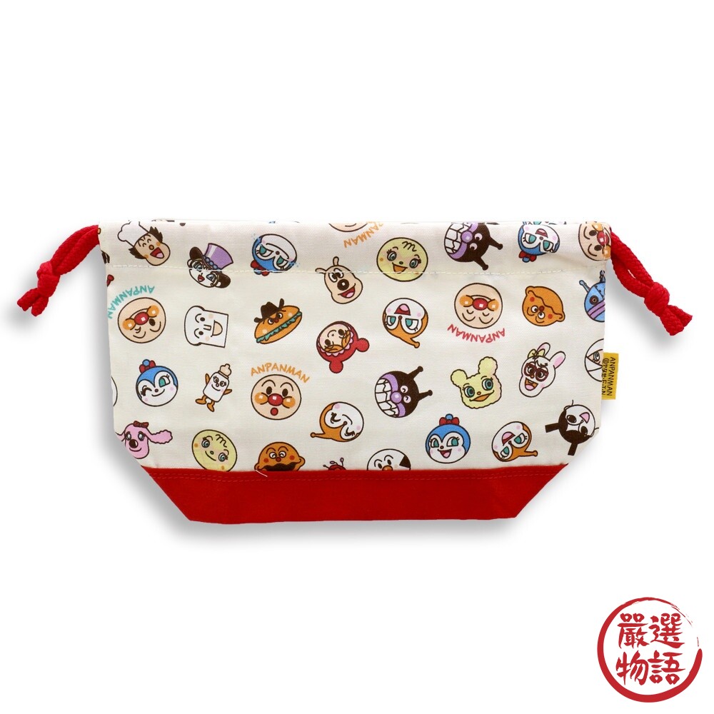 日本製 便當袋 麵包超人餐袋 上學餐袋 環保袋 便當盒 便當盒袋-圖片-1