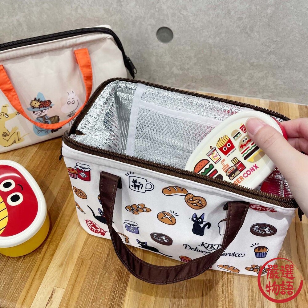 日本製 野餐保冷袋 保冷劑 手提袋 環保袋 便當袋 冰敷 冰袋 提袋│經典卡通 食物新鮮-圖片-1