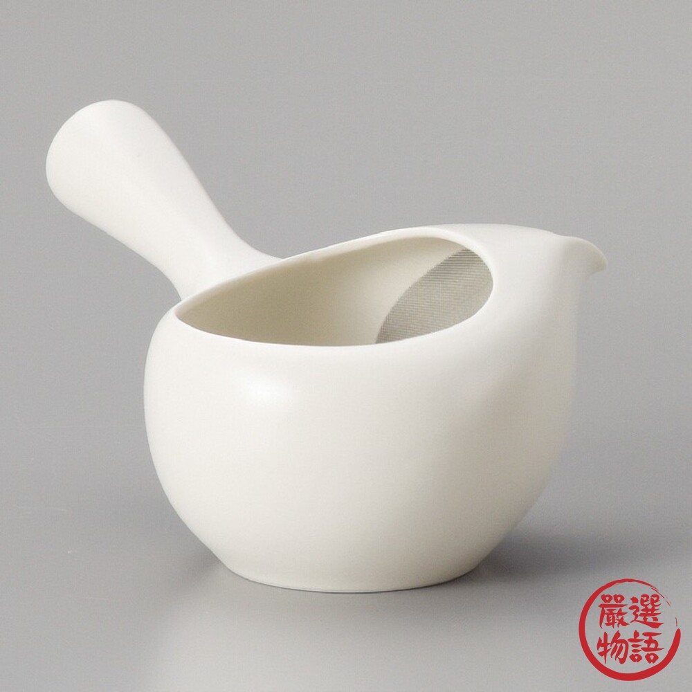 日本製常滑燒 80目斜紋白色茶壺 陶瓷茶壺 泡茶壺 茶葉 茶壺 熱水壺 泡茶 茶具 養生茶 美濃燒-圖片-2