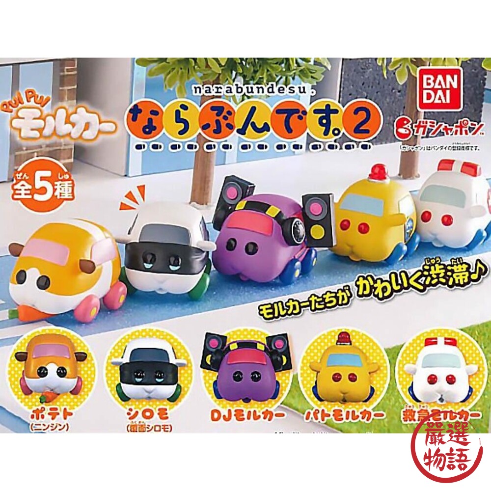 萬代 BANDAI 天竺鼠車車 排隊扭蛋 P2 天竺鼠車車扭蛋 轉蛋 公仔 日本扭蛋 封面照片