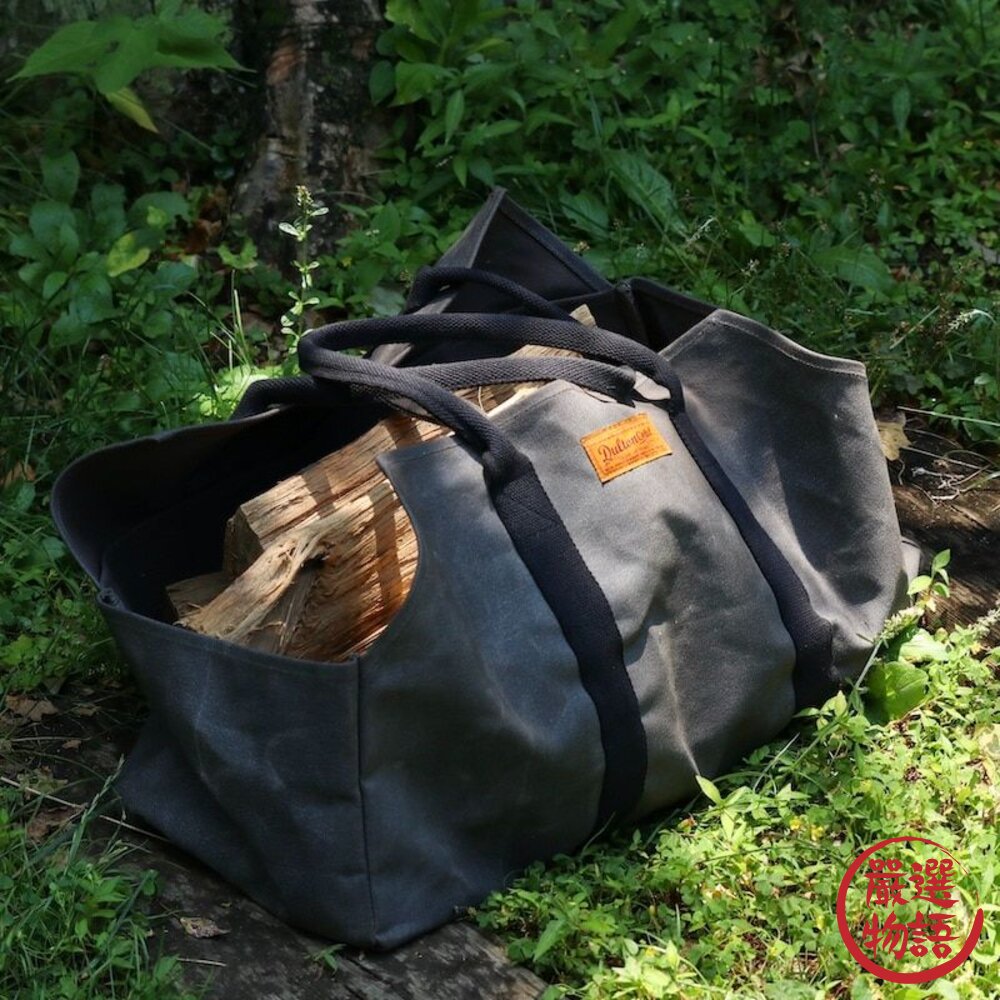DULTON 蠟染帆布托特包 工具包 帆布袋 工作包 手提袋 大容量背包 工業風 露營包-圖片-1