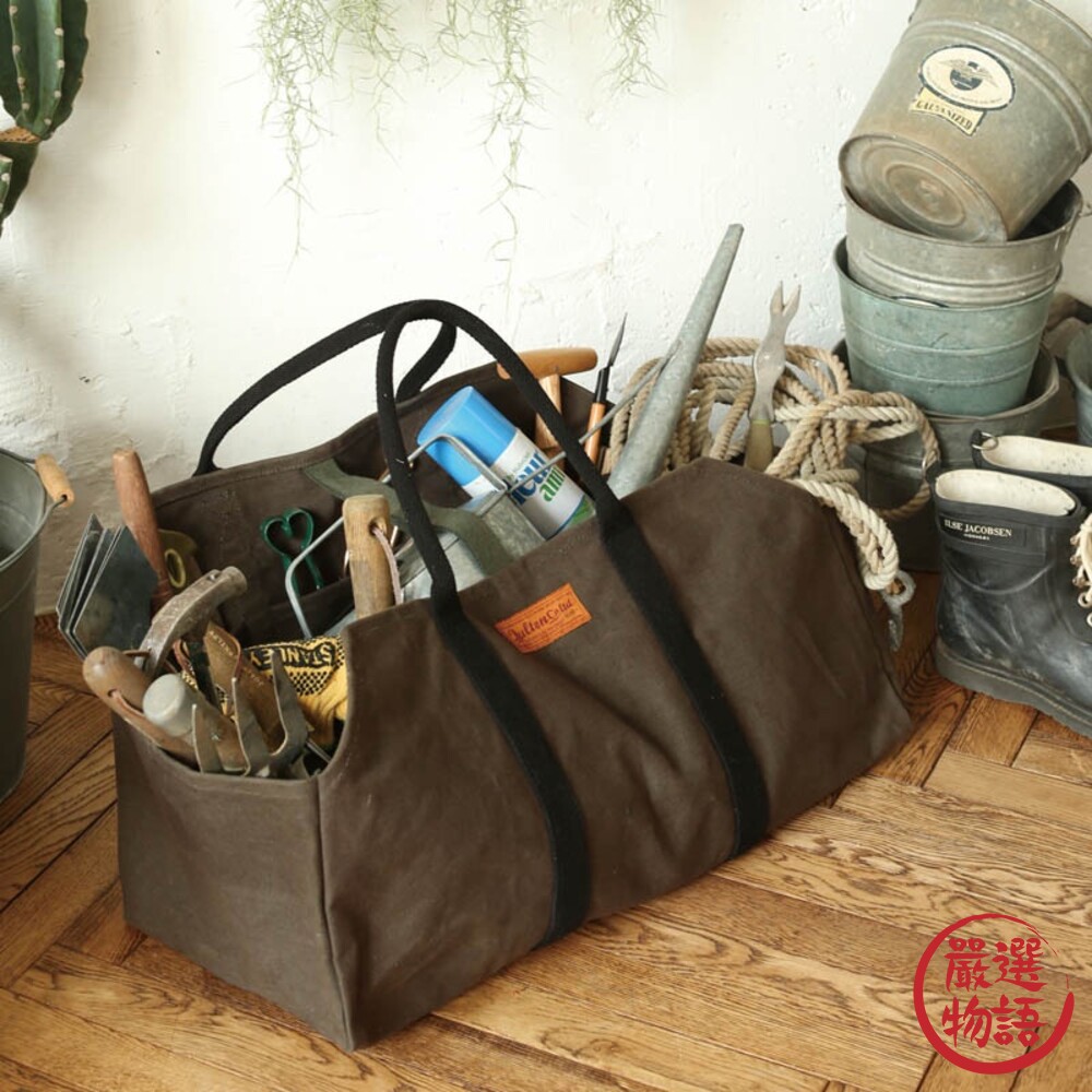 DULTON蠟染帆布托特包工具包帆布袋工作包手提袋大容量背包工業風露營包