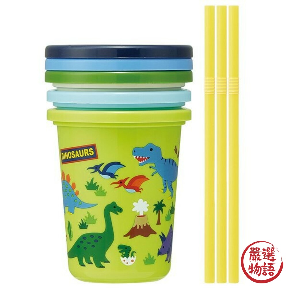 日本製漢堡薯條吸管杯 BURGER CONX 230ml 一組三入 附吸管/蓋子 環保 兒童水杯 學習杯 水杯-圖片-6