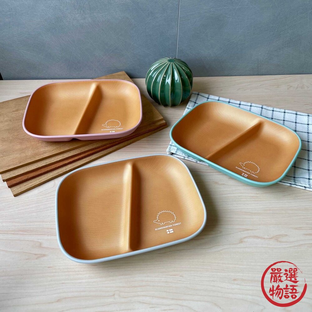 日本製 MOZ 耐熱餐具系列 北歐刺蝟餐盤組 馬卡龍 露營餐盤組 餐盤 分隔盤 圓盤 湯杯 可微波 露營美學-圖片-2