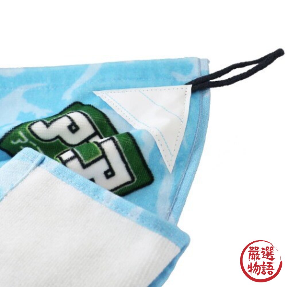 日本製 多美侏儸紀毛巾 兒童毛巾 卡通毛巾 恐龍方巾 造型毛巾 擦手巾 手帕 抹布 隨身毛巾 運動-圖片-2