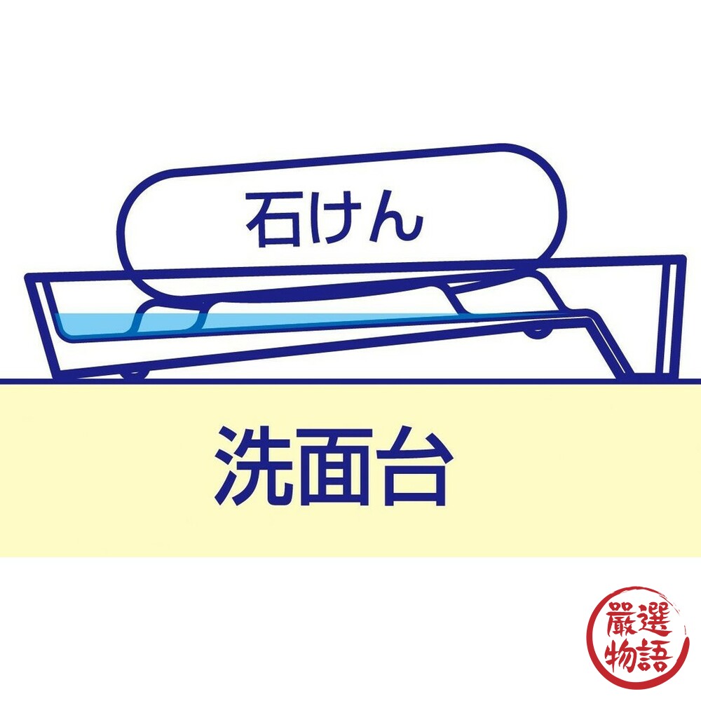 日本製瀝水肥皂盒 廁所排水香皂肥皂盒 皂台 肥皂盒 瀝水架 浴室白色DAIYA肥皂架-圖片-3