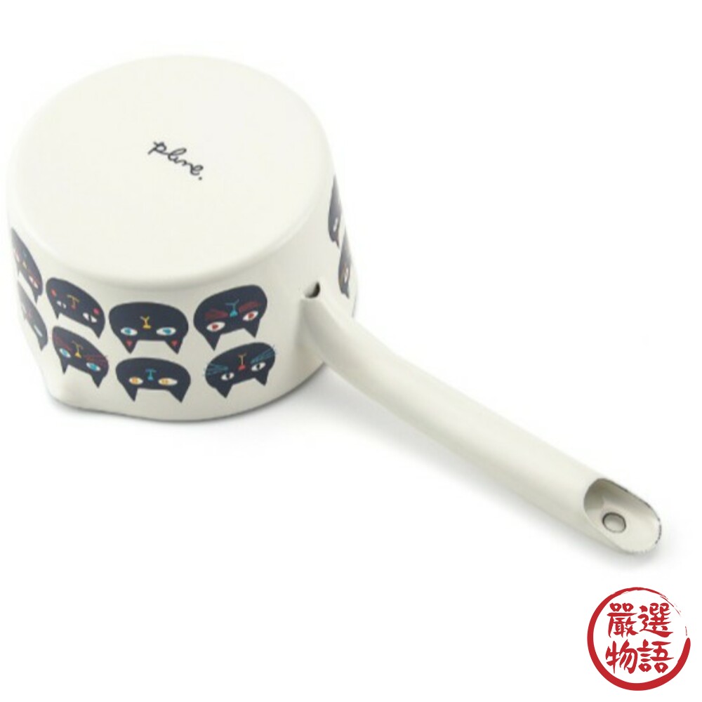 日本製單柄琺瑯鍋 豐琺瑯PLUNE 日式搪瓷鍋 牛奶鍋 琺瑯鍋 輕巧 抗菌 兒童食品鍋 泡麵鍋-圖片-7