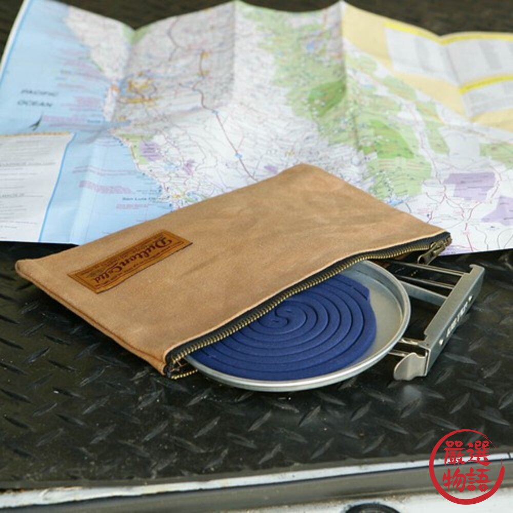 DULTON 可折疊收納蚊香架 蚊香架 防蚊架 蚊香盒 蚊香盤 露營 蚊香 蚊香座 盤香 三種顏色-圖片-4