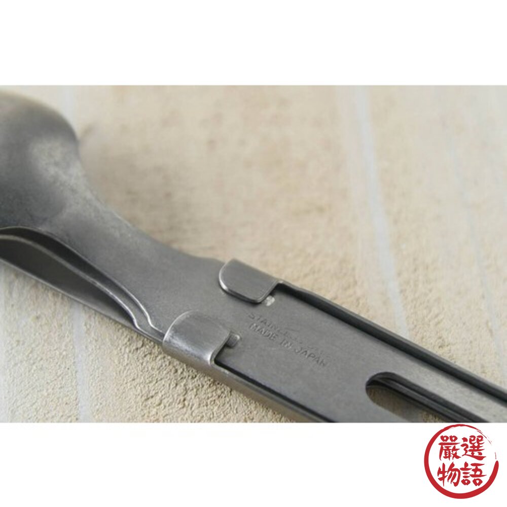 日本製 燕三條 露營餐具組 不銹鋼餐具 湯匙 叉子 刀子 開瓶器 可堆疊收納 不鏽鋼 餐具-圖片-4