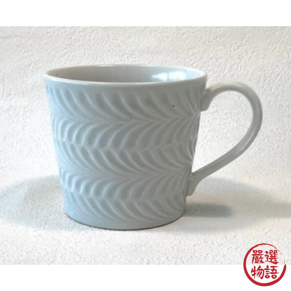 日本製 波佐見燒 迷迭香花紋 馬克杯 瓷器杯 陶瓷杯-圖片-1