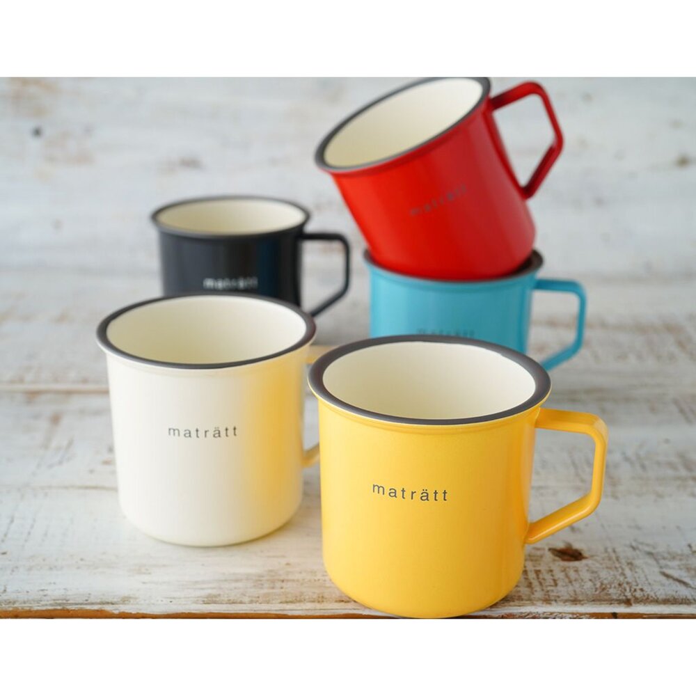 SF-016981-日本製 matratt仿琺瑯馬克杯 550ml 輕量杯 馬克杯 水杯 露營杯 耐摔餐具
