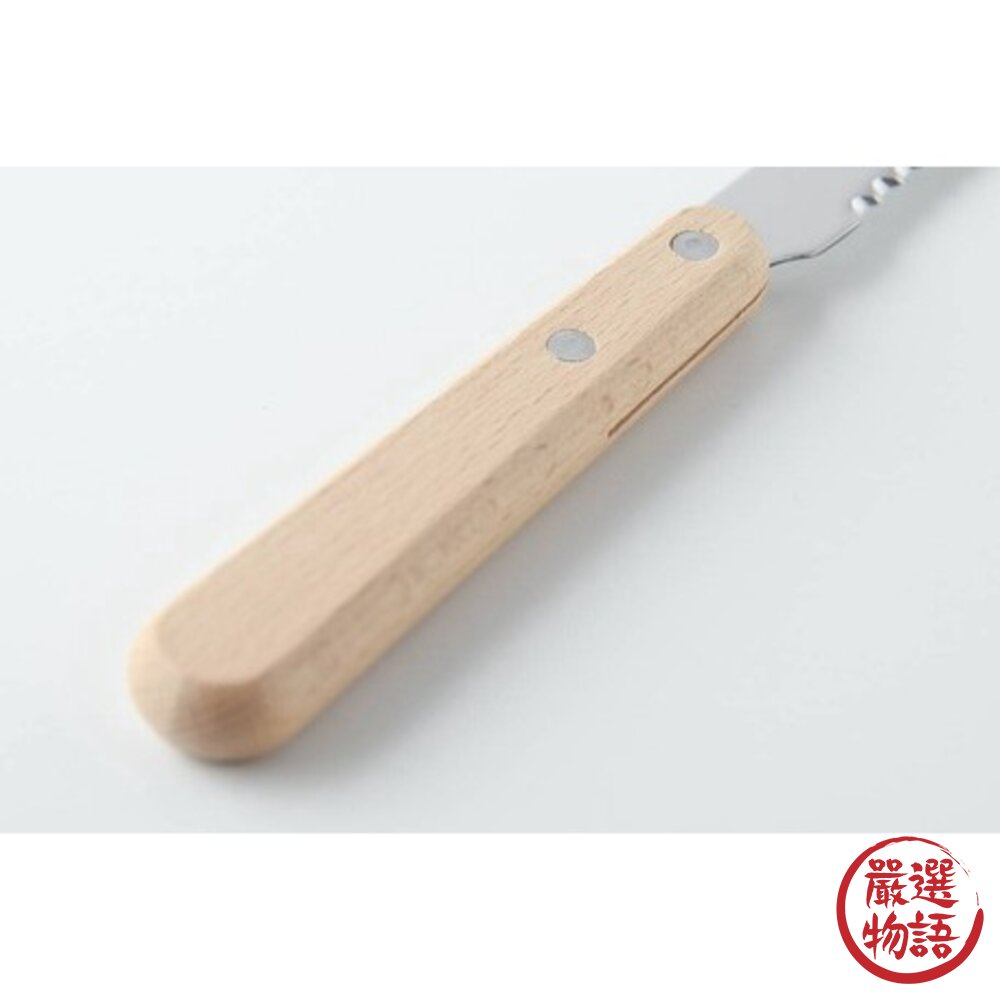 日本製 不鏽鋼麵包刀 燕三條 木手柄 不鏽鋼 吐司刀 鋸齒刀 法國麵包 粗齒麵包刀 烘焙刀-圖片-6