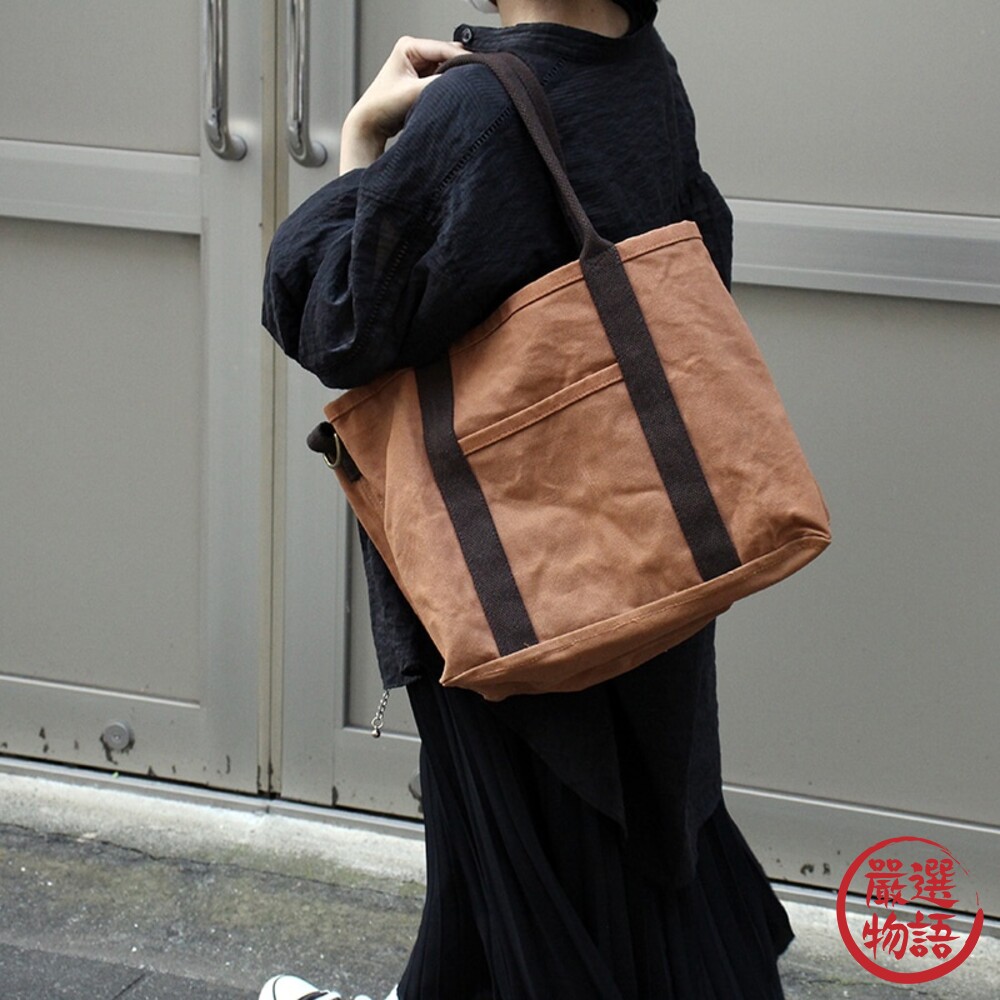 日本 DULTON 托特包 手提包 工作袋 工作包 工具包 工業風 多層收納 大容量-圖片-7