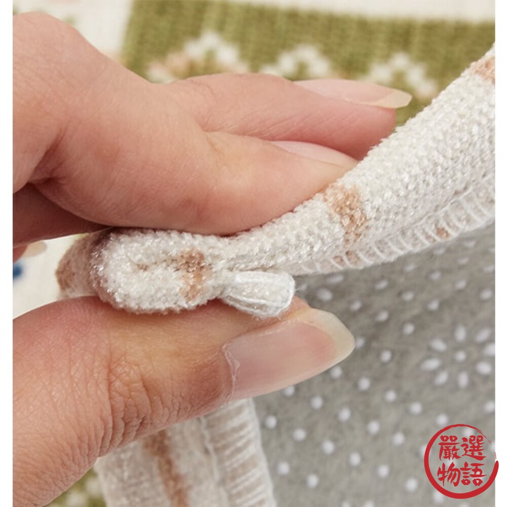 象牙色地墊 50x80公分 地墊 雪尼爾地墊 玄關地墊 廁所地墊 房間地墊 止滑地墊-圖片-3