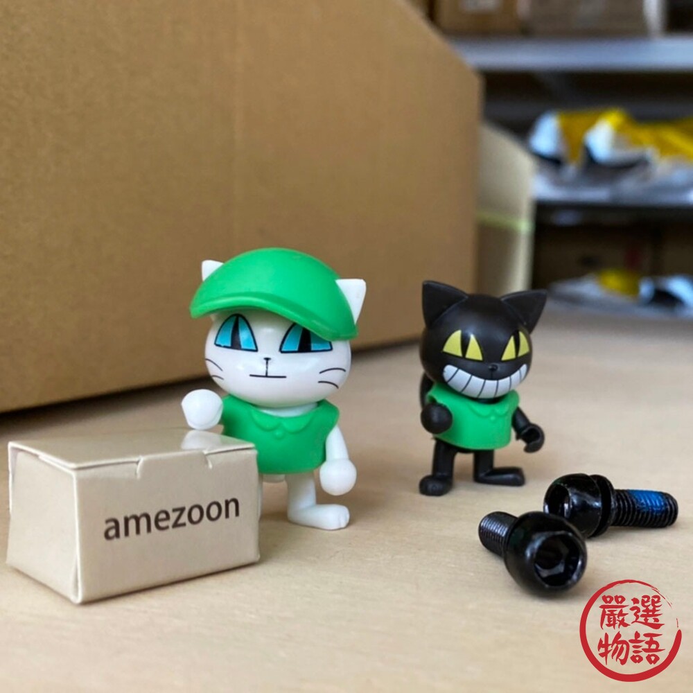 貓咪送貨員 貓咪公仔 送貨員公仔 貓咪扭蛋 貓 貓公仔 貓扭蛋 轉蛋 扭蛋公仔 扭蛋玩具-圖片-7
