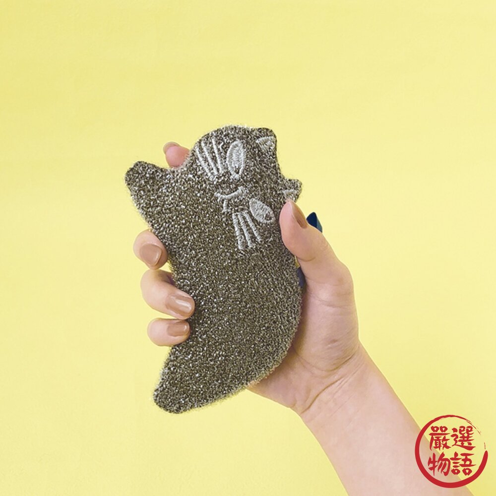 貓咪 廚房 菜瓜布 清潔刷 水垢清潔 水垢刷 刷子 洗手台 百利菜瓜布 水槽 清潔-圖片-3