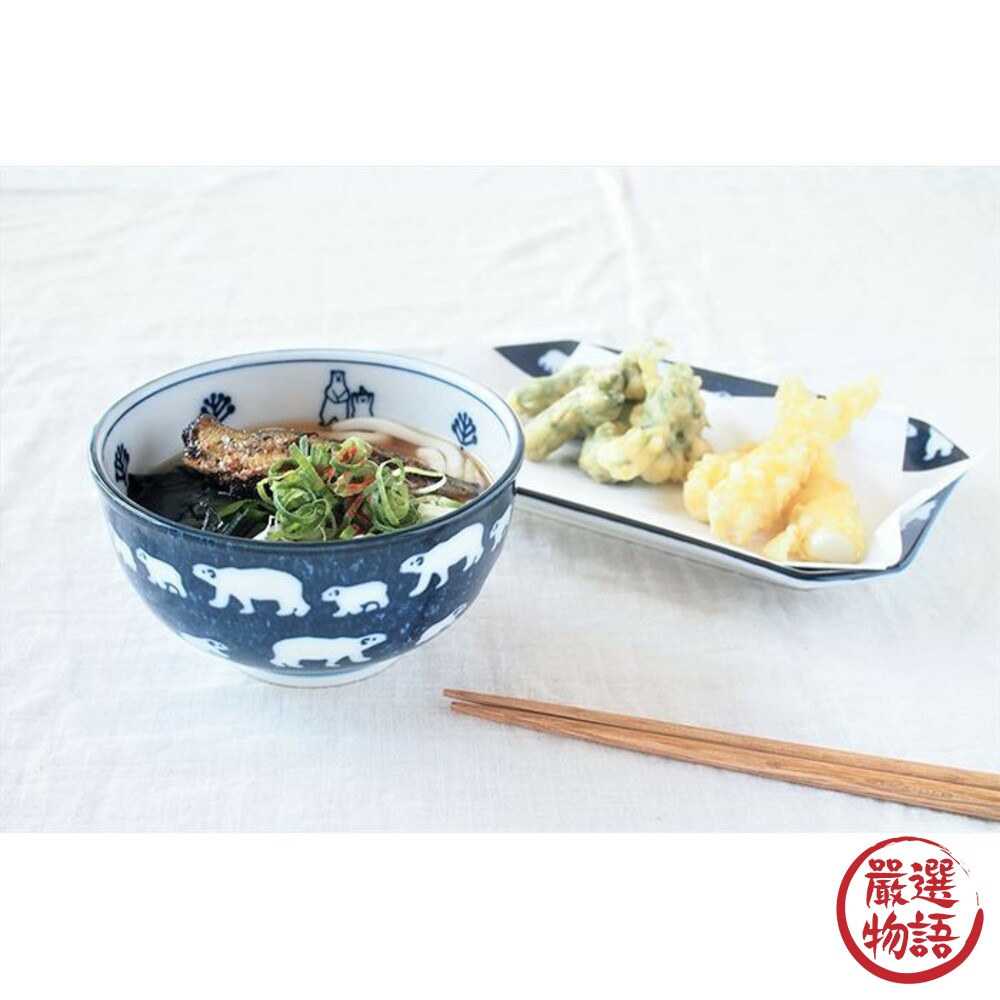 日本製美濃燒 北極熊輕量飯碗 北歐 餐具 湯碗 碗 飯碗 食器 陶瓷-圖片-4