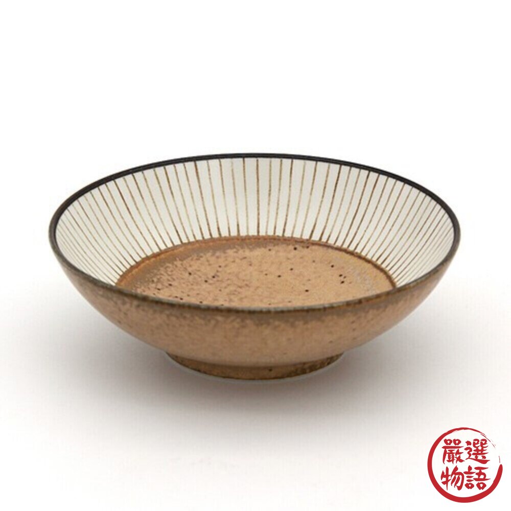 日本製 日式餐碗 美濃燒 復古 十草 陶瓷盤 湯碗 飯碗-圖片-2