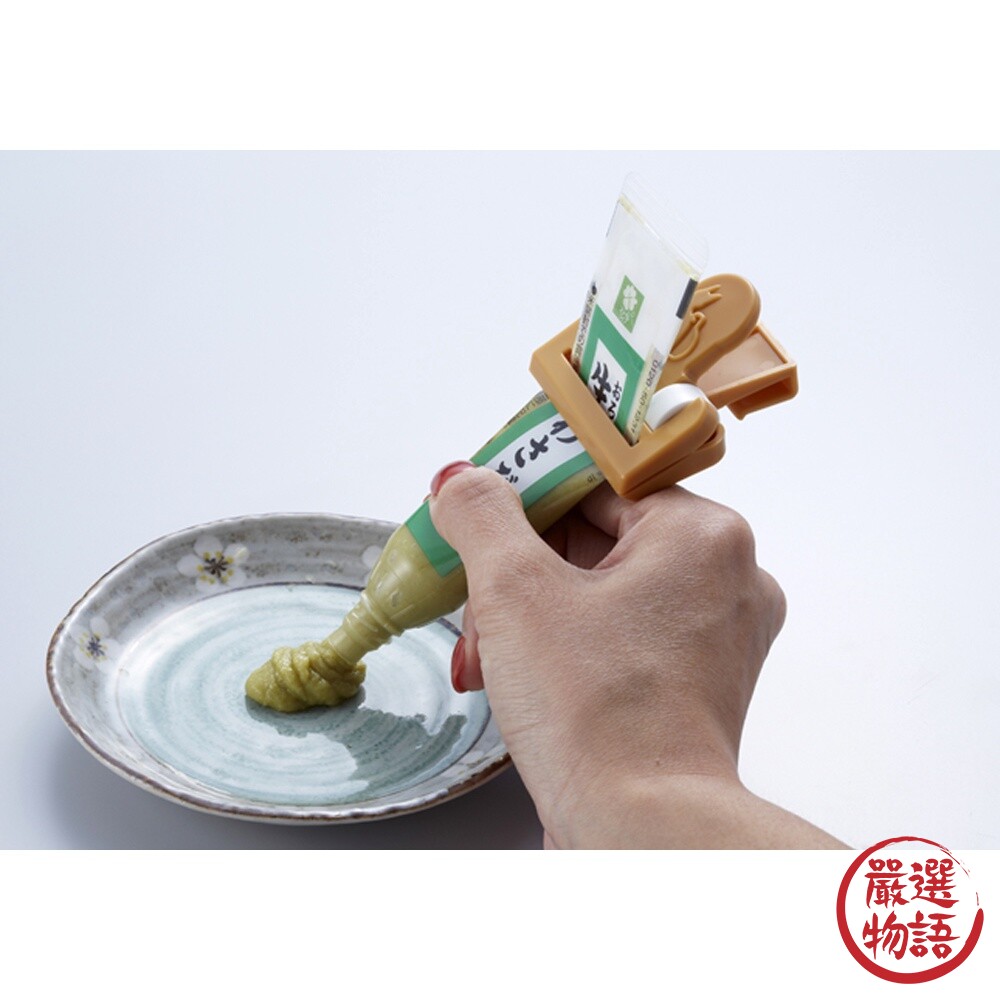 日本製 貓咪醬料夾 軟管擠壓器 冰箱收納 小夾子 掛勾 食物掛夾 軟管醬料 三入組 調味料收納-圖片-4