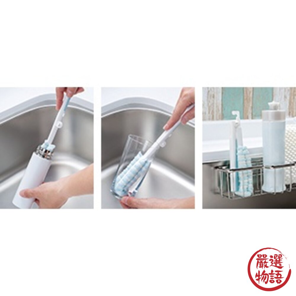 mameita 水瓶刷 清潔刷 水瓶清洗 可折疊 保溫瓶刷|杯刷 奶瓶刷 洗杯刷 杯子刷 清潔刷 保溫瓶-圖片-3