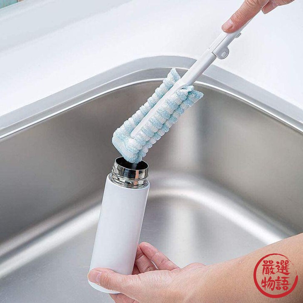 mameita 水瓶刷 清潔刷 水瓶清洗 可折疊 保溫瓶刷 杯刷 奶瓶刷 洗杯刷 杯子刷 清潔刷 保溫瓶-圖片-5