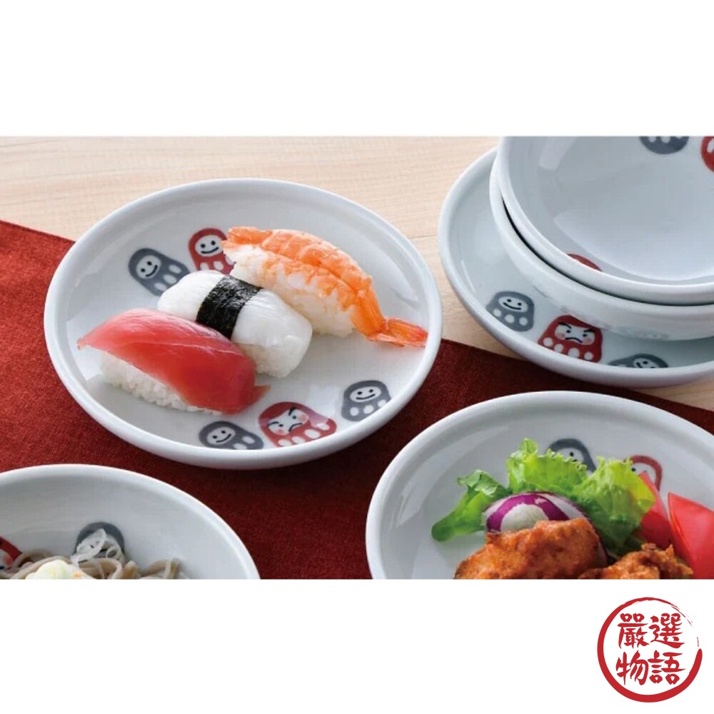 日本製 波佐見燒 達摩盤 餐盤 達摩碗 餐碗 Hasami 天龍窯 湯碗 丼飯碗-圖片-6