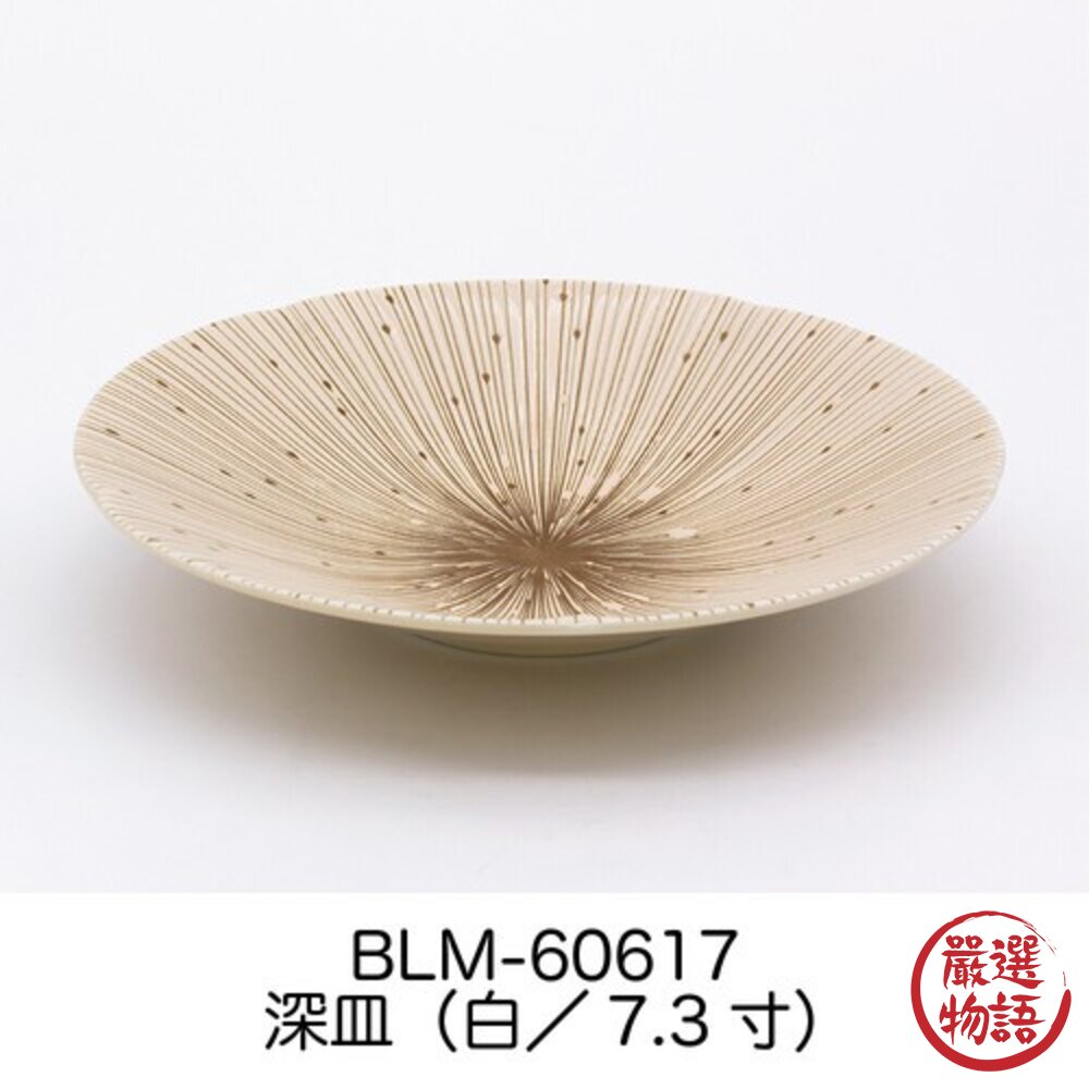 日本製 美濃燒 陶瓷餐盤 千段十草 陶瓷盤 | 碗盤 深盤 餐盤 菜盤 盤子 陶瓷盤子 沙拉盤-圖片-6