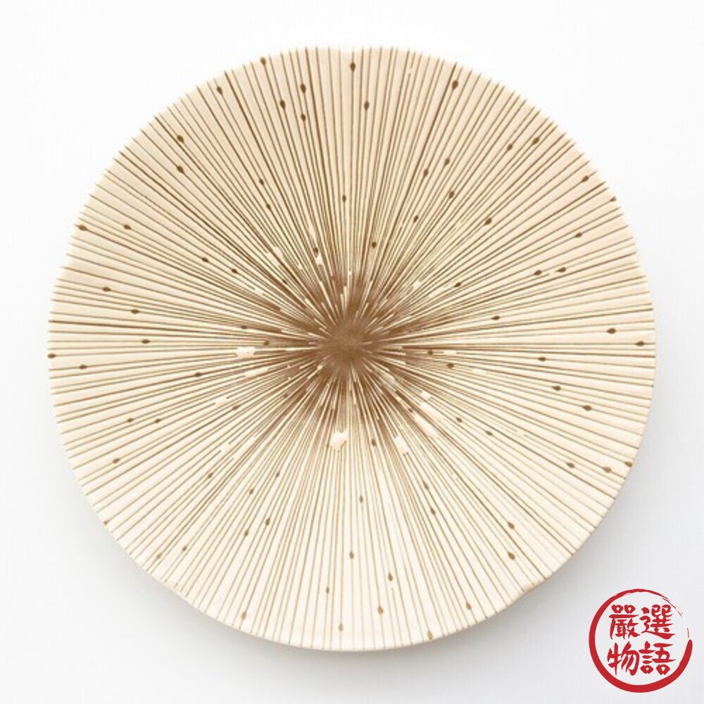 日本製 美濃燒 陶瓷餐盤 千段十草 陶瓷盤 | 碗盤 深盤 餐盤 菜盤 盤子 陶瓷盤子 沙拉盤-圖片-7