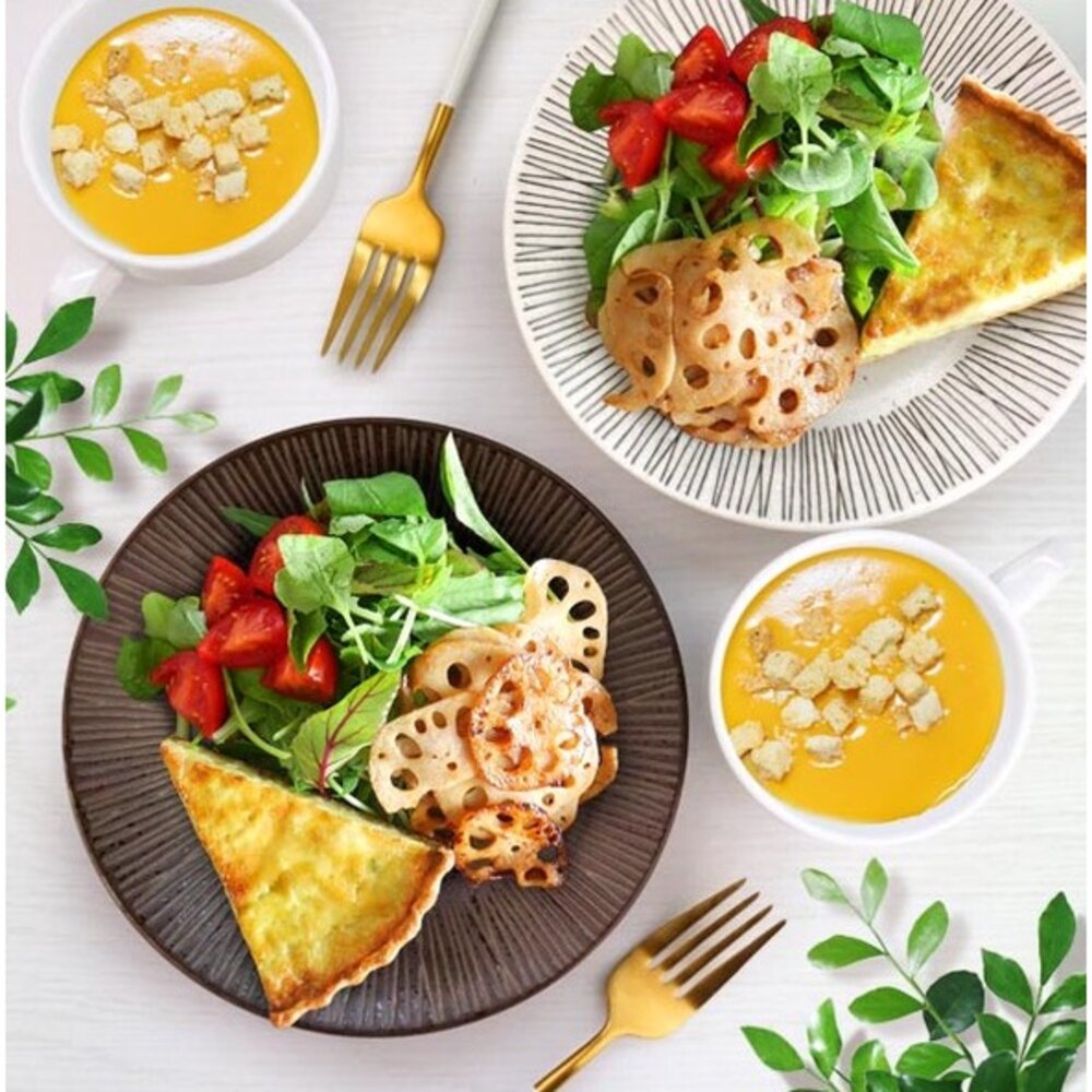 SF-017322-日本製 細線盤 美濃燒 陶瓷盤 餐盤 菜盤 沙拉盤 咖哩盤 義大利麵盤 海鮮盤 盤子 早午餐盤