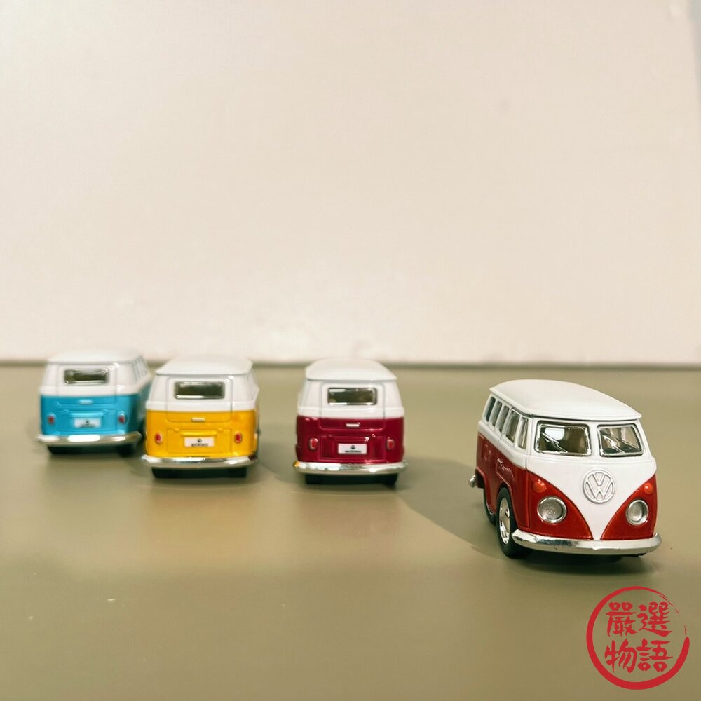 經典福斯名車 車模型 迴力車 模型 日本 公仔 福斯 復古車 玩具車 蛋糕裝飾 車子 車-圖片-2