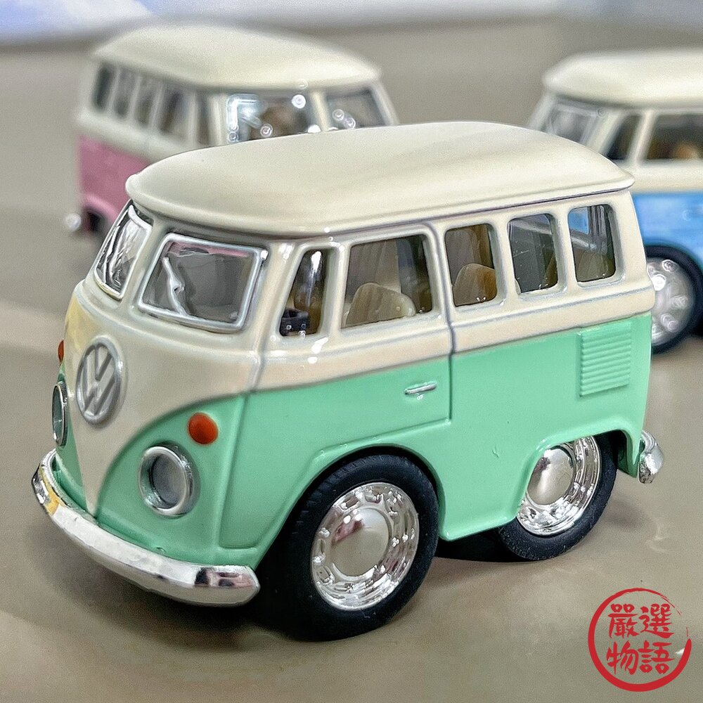 經典福斯名車 車模型 迴力車 模型 日本 公仔 福斯 復古車 玩具車 蛋糕裝飾 車子 車-圖片-3