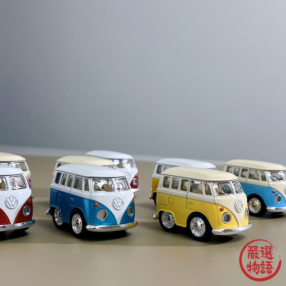 經典福斯名車 車模型 迴力車 模型 日本 公仔 福斯 復古車 玩具車 蛋糕裝飾 車子 車-圖片-6