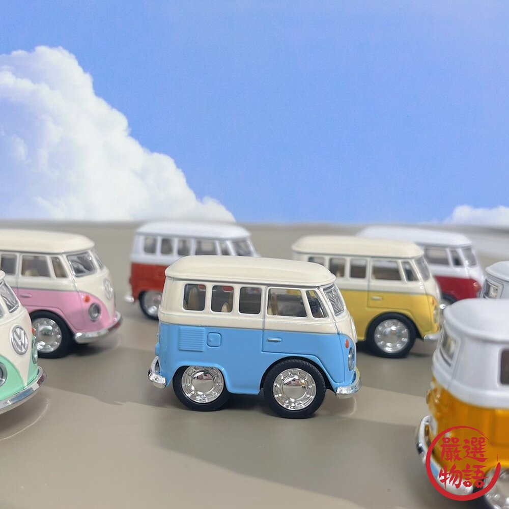 經典福斯名車 車模型 迴力車 模型|日本 公仔 福斯 復古車 玩具車 蛋糕裝飾 車子-圖片-8