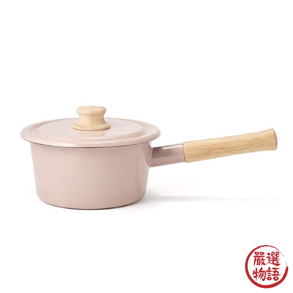 琺瑯 富士 日本直送 湯鍋 1.6L 琺瑯鍋 單柄鍋 可直火 可IH爐-圖片-2