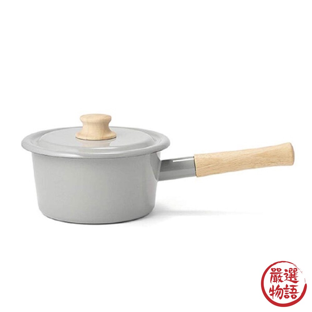 琺瑯 富士 日本直送 湯鍋 1.6L 琺瑯鍋 單柄鍋 可直火 可IH爐-圖片-3