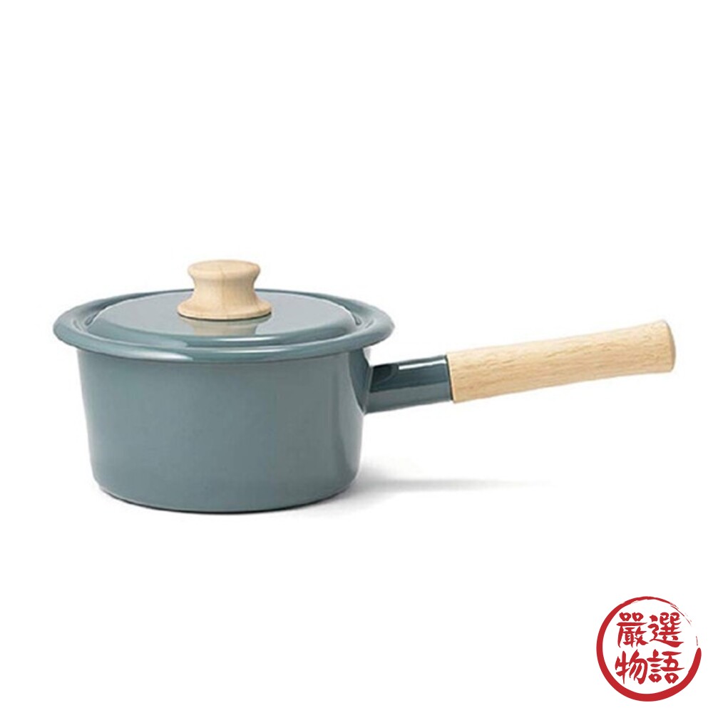 琺瑯 富士 日本直送 湯鍋 1.6L 琺瑯鍋 單柄鍋 可直火 可IH爐-圖片-4