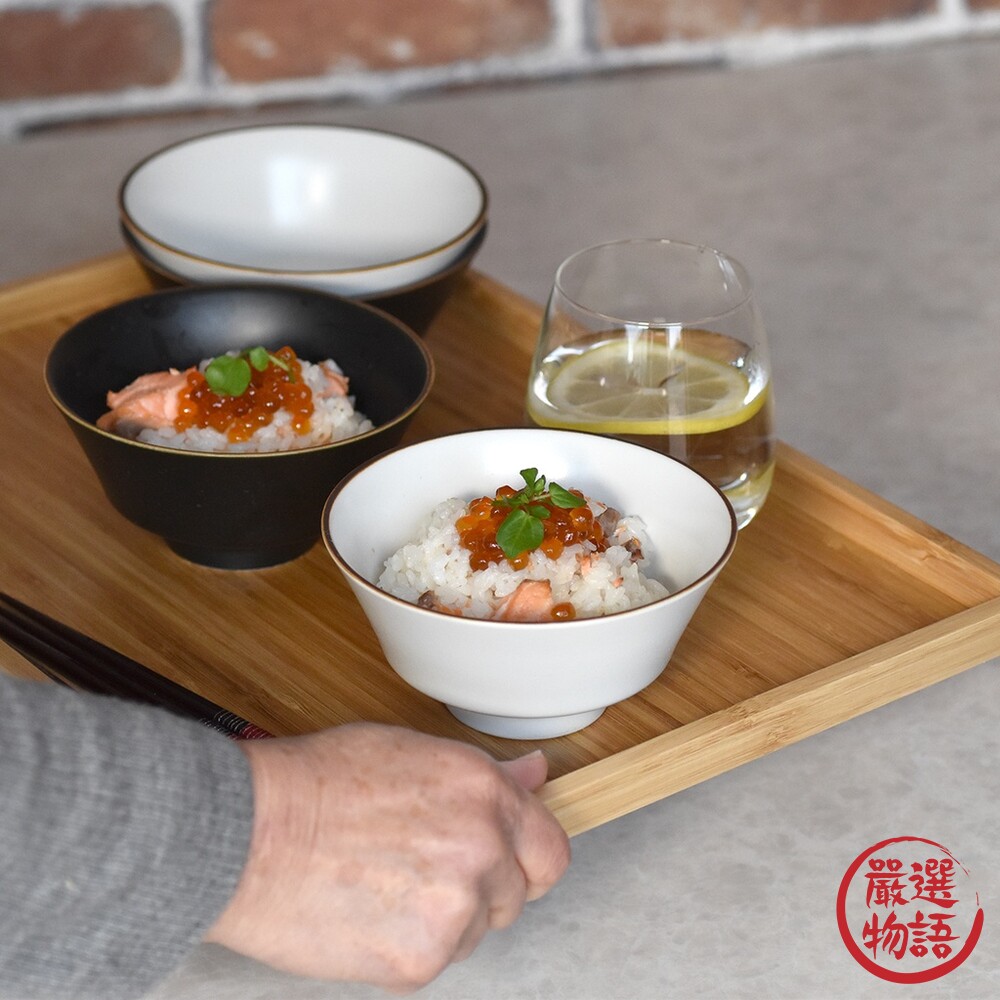 日本製 SLASH茶碗 飯碗 丼飯碗 湯碗 蓋飯碗 陶瓷碗 日式碗 日式餐具 日本料理-圖片-2