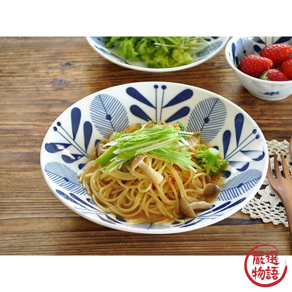 日本製 北歐風陶瓷餐盤 美濃燒 深盤 麵盤 餐盤 盤子 沙拉盤 封面照片