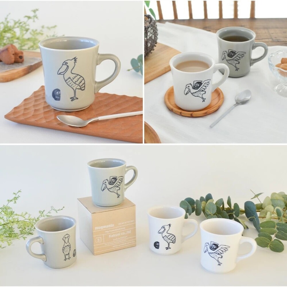 SF-017889-日本製 大嘴鳥 達摩 陶瓷咖啡杯 杯 咖啡杯 茶杯 水杯 馬克杯 陶瓷杯 牛奶杯 杯子 陶瓷