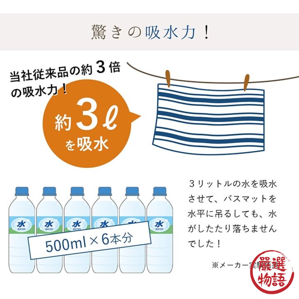 超吸水腳踏墊 吸水地墊 浴室地墊 防滑地墊 瞬間吸水 防滑墊 踏墊 地毯 門墊 玄關 浴室-圖片-5