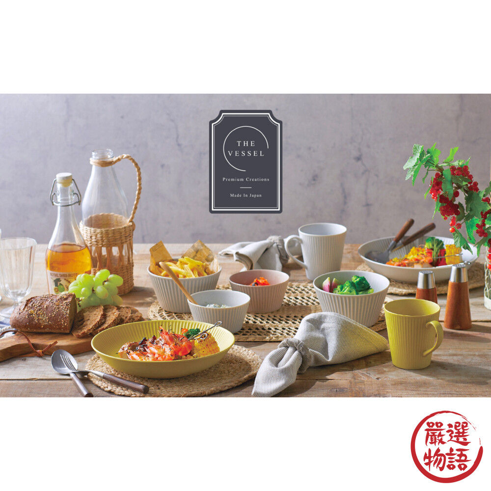日本製 美濃燒 Vesel 陶瓷餐盤 輕量餐具 菜盤 深盤灰色款-圖片-2
