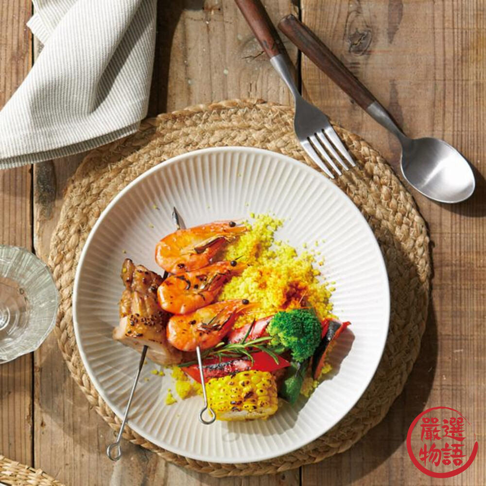 日本製 美濃燒 Vesel 陶瓷餐盤 輕量餐具 水果盤 沙拉盤 盤子 菜盤 深盤 淺盤 日式餐具-圖片-3