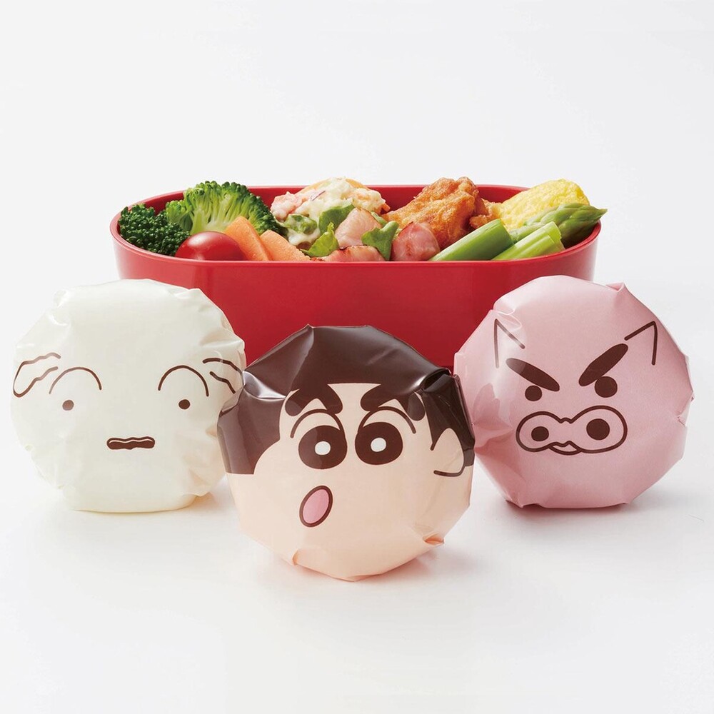 SF-017997-日本製 蠟筆小新食物包裝袋 飯糰包裝袋 飯糰 餐盒 飯糰袋 食物袋 野餐 食物包裝 露營