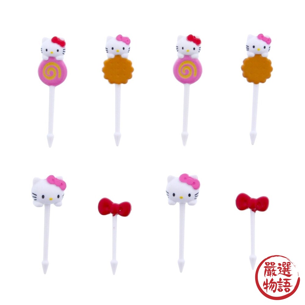 KITTY食物叉 Hello Kitty 兒童食物叉 食物叉 便當簽 DIY 叉子-圖片-2