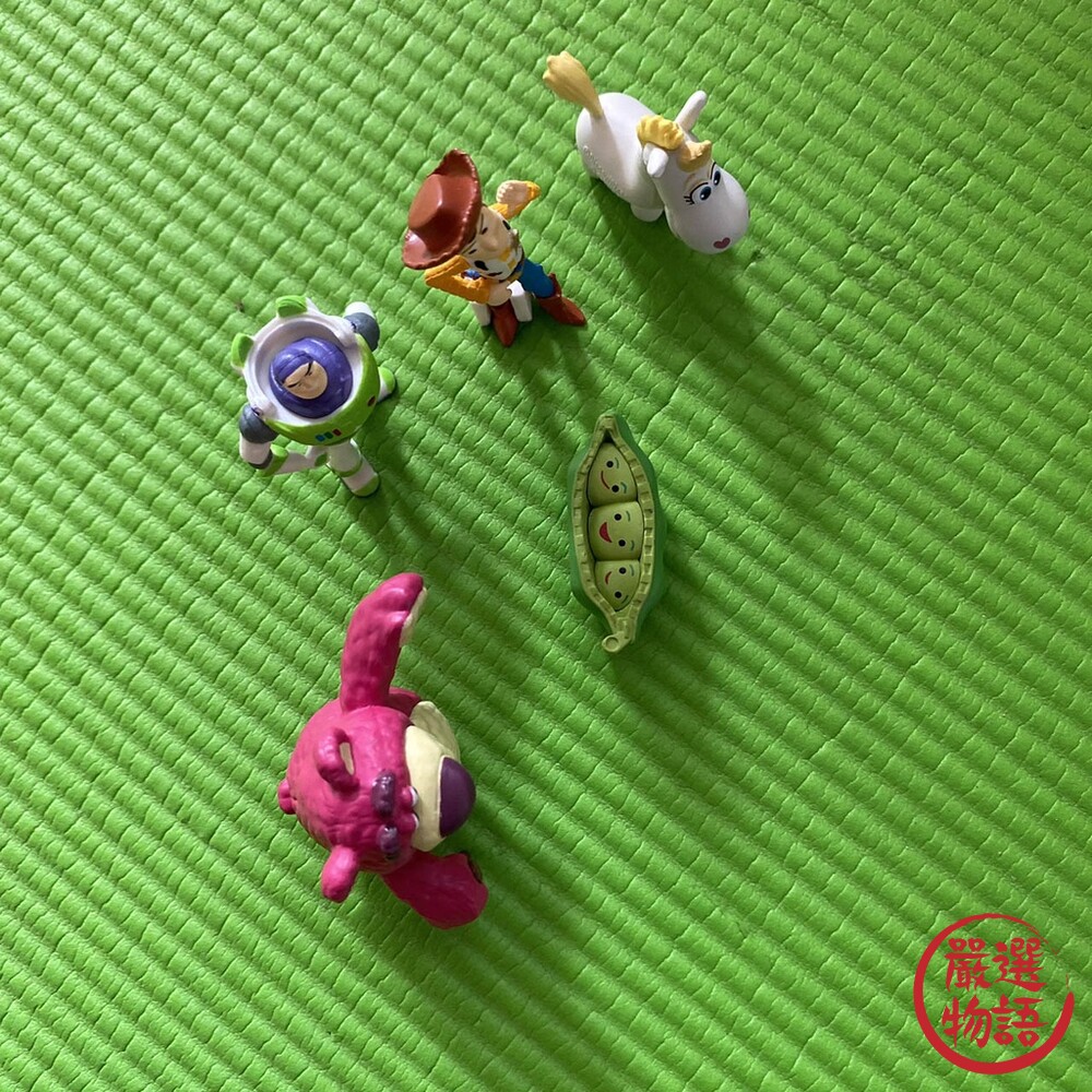 日本製 BANDAI 萬代 玩具總動員3 排排站公仔 巴斯光年 熊抱哥 扭蛋 轉蛋 胡迪 盒玩-圖片-2