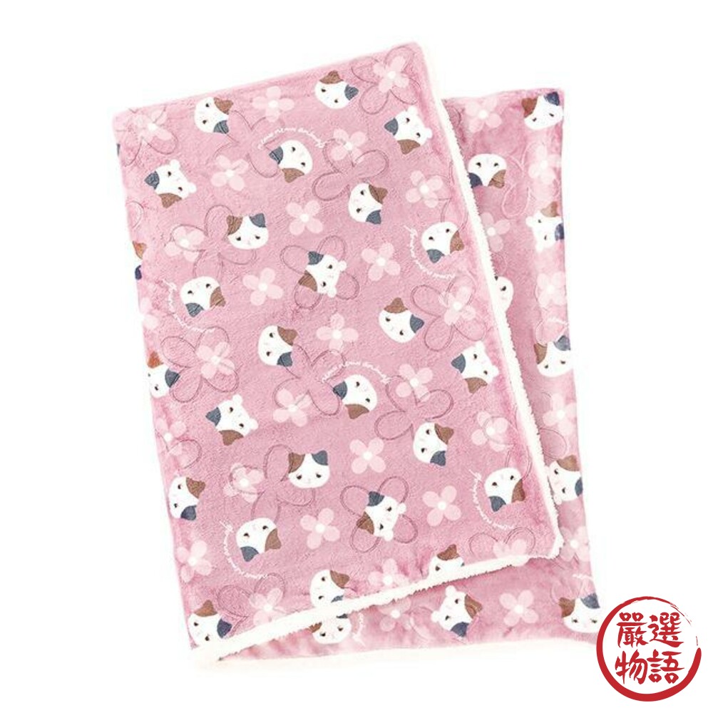 動物毛毯 毛毯 保暖毛毯 毯子 法蘭絨 動物毯 午睡毯 被子 保暖毯 三花貓 柴犬-圖片-3