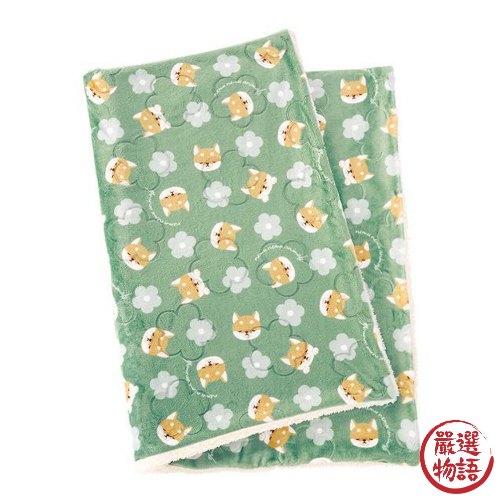 動物毛毯 毛毯 保暖毛毯 毯子 法蘭絨 動物毯 午睡毯 被子 保暖毯 三花貓 柴犬-圖片-4