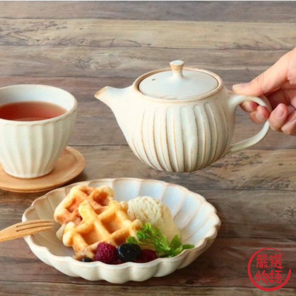 日本製 益子燒茶壺 360ml 附濾茶器 泡茶壺 茶藝 茶道 日式茶具 日本陶藝 手工窯燒-圖片-2