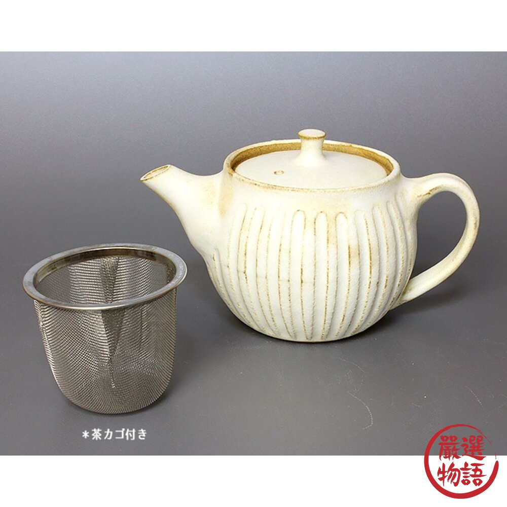 日本製 益子燒茶壺 360ml 附濾茶器 泡茶壺 茶藝 茶道 日式茶具 日本陶藝 手工窯燒-圖片-5